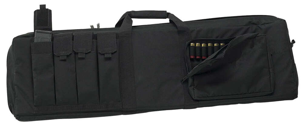 Soft Gun Cases US PeaceKeeper 600D Polyester USP P30043  TACT COMBO CASE 43IN BLK • Model: 600D Polyester